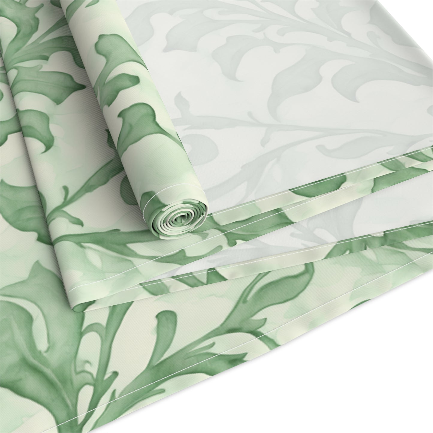 Climbing Green Leaves, Table Runner (Cotton, Poly)