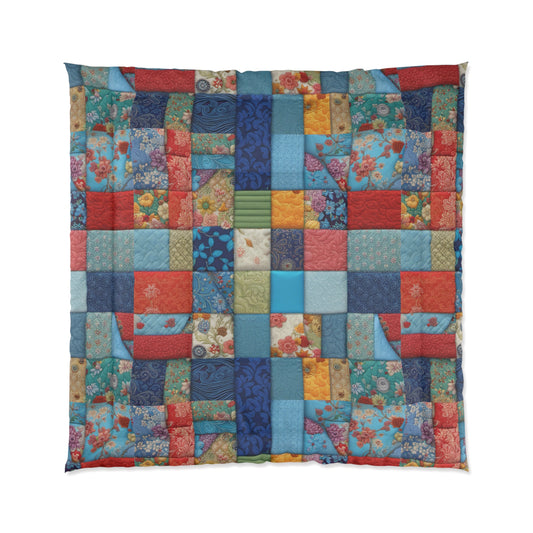 Bright Patchwork Comforter