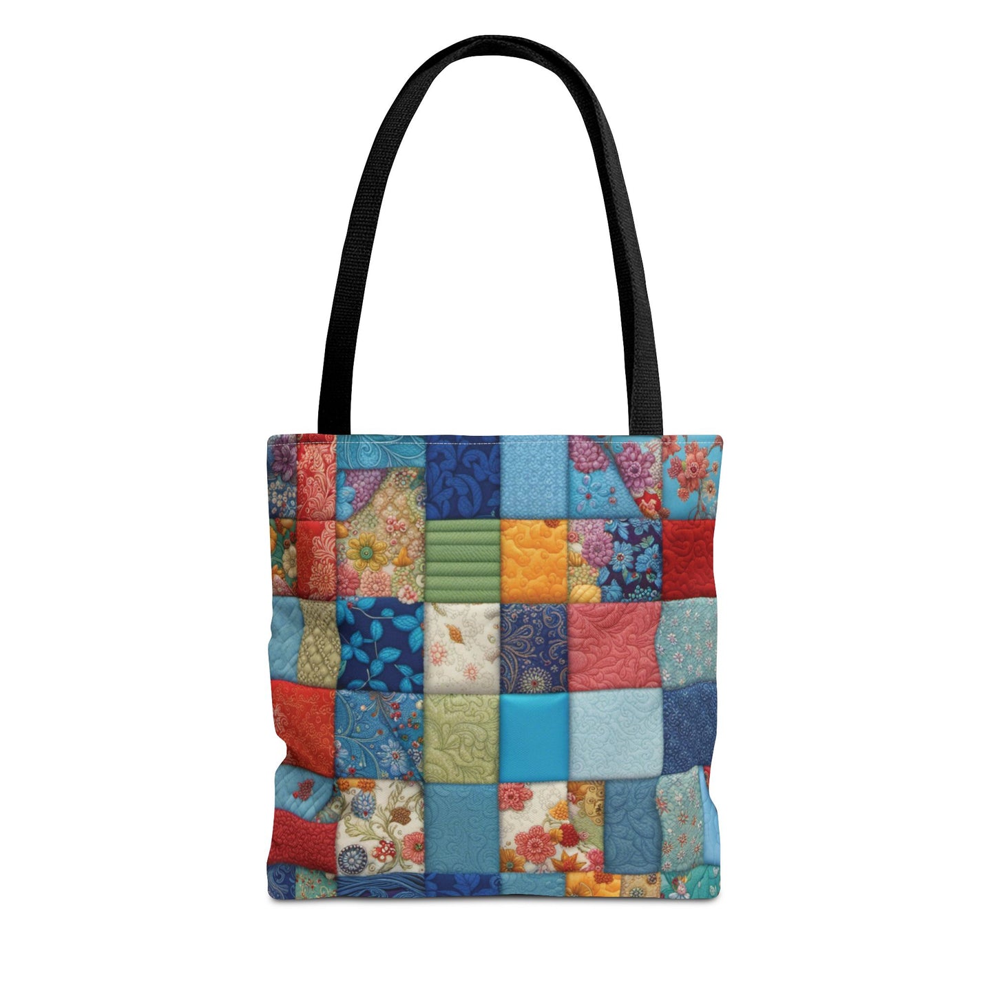 Bright Patchwork Tote Bag (AOP)