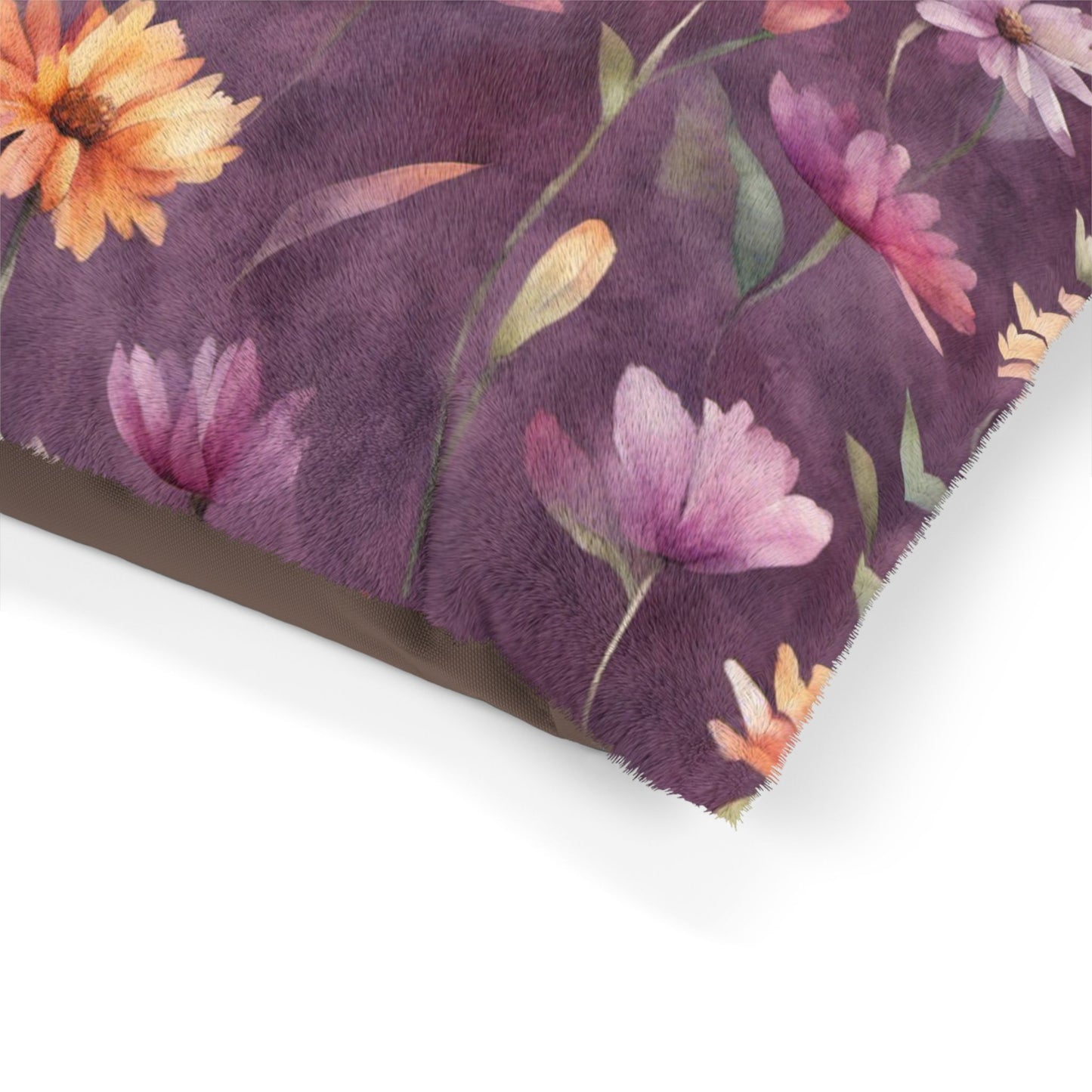 Wild Flowers on Plum Pet Bed