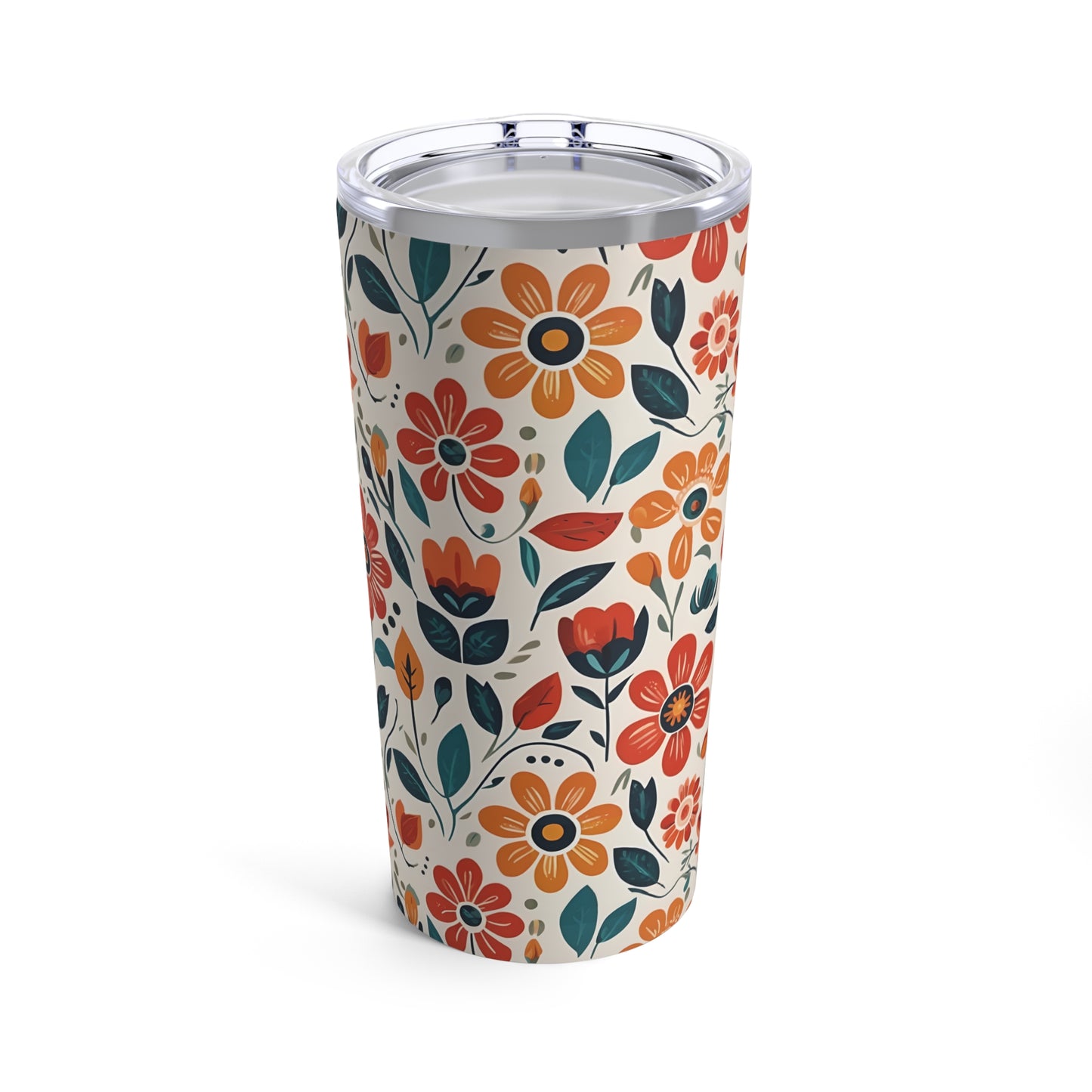 Simple Summer Flowers, Tumbler 20oz