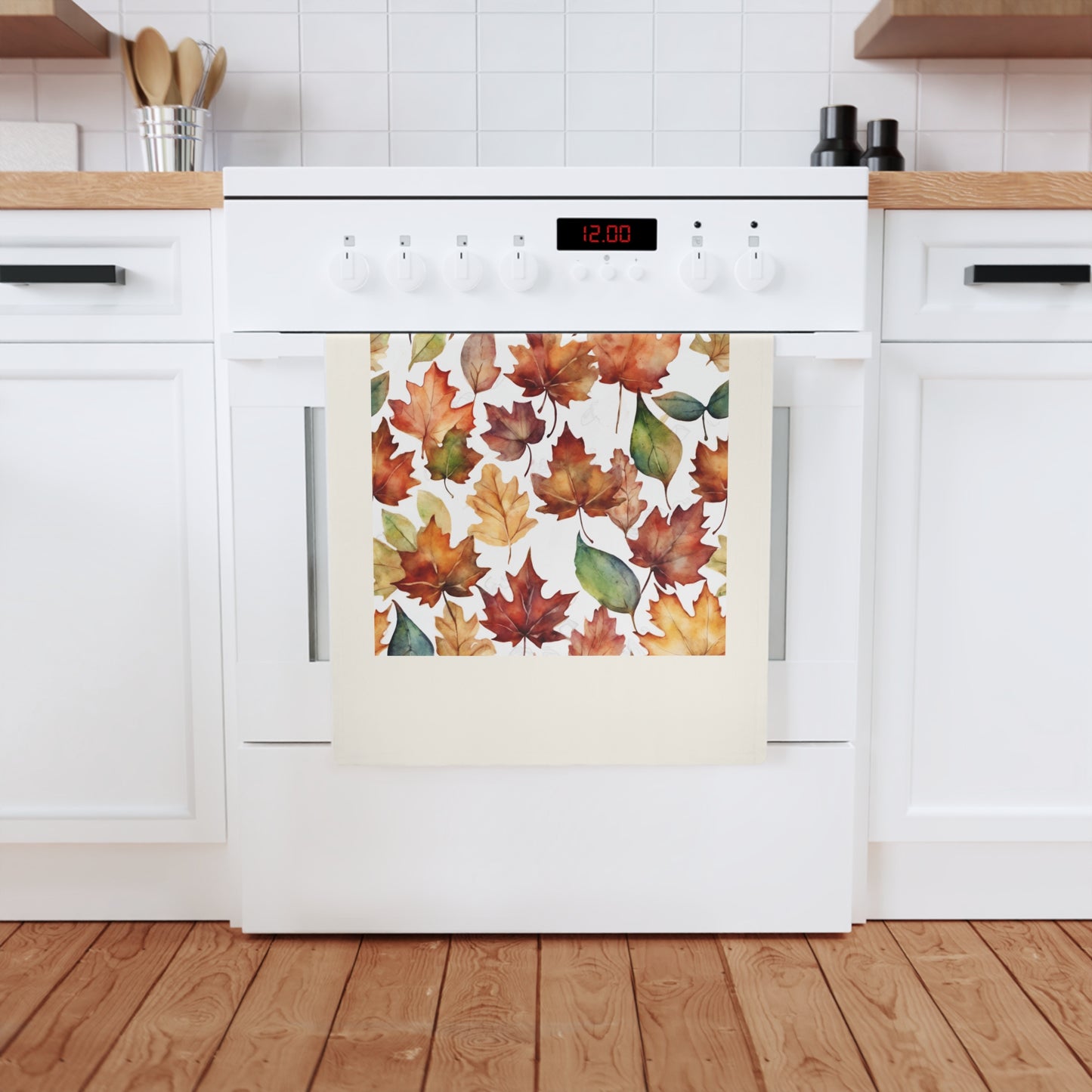 Autumn Leaves, Cotton Tea Towel