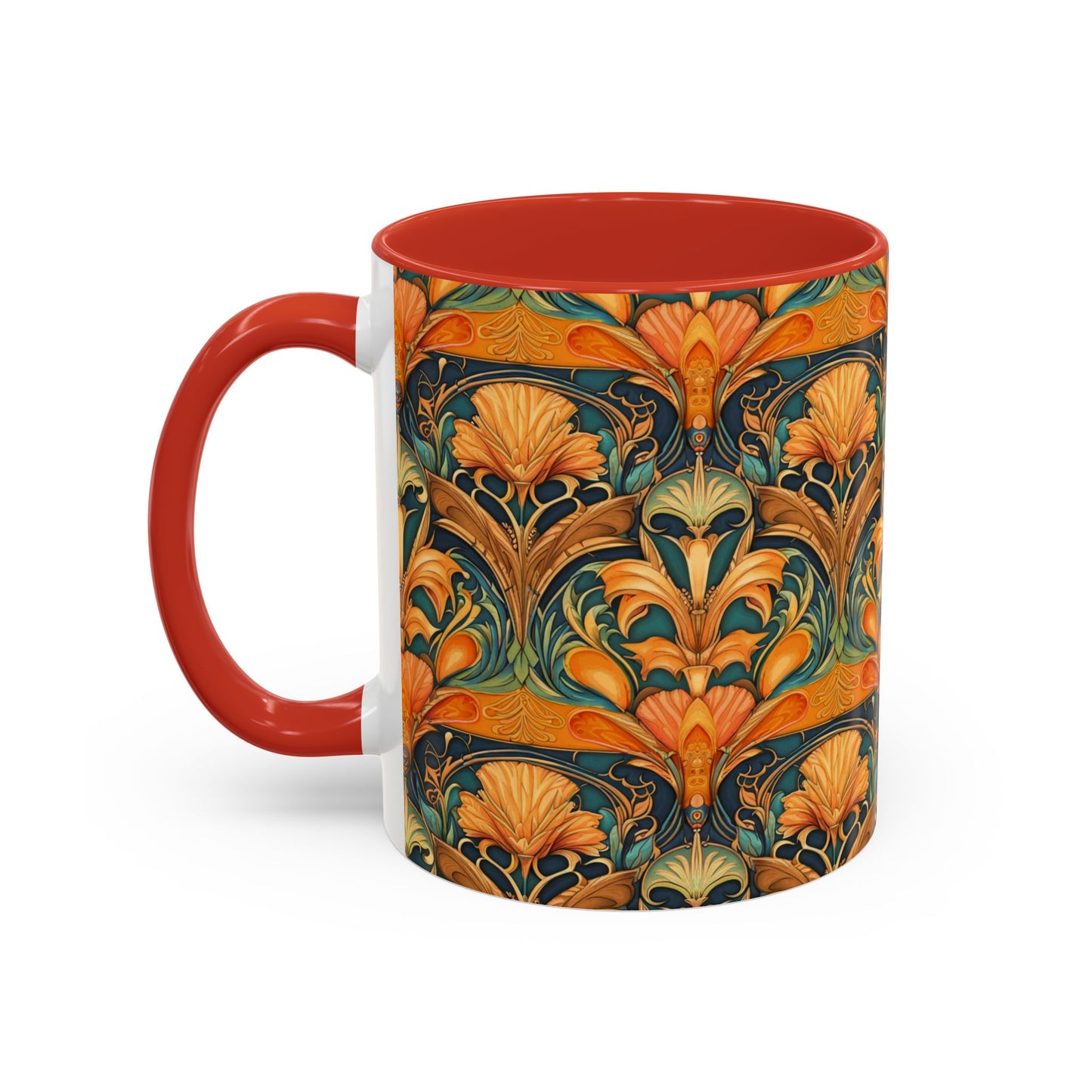 Glorious Golden Blooms Coffee Mug, 11oz