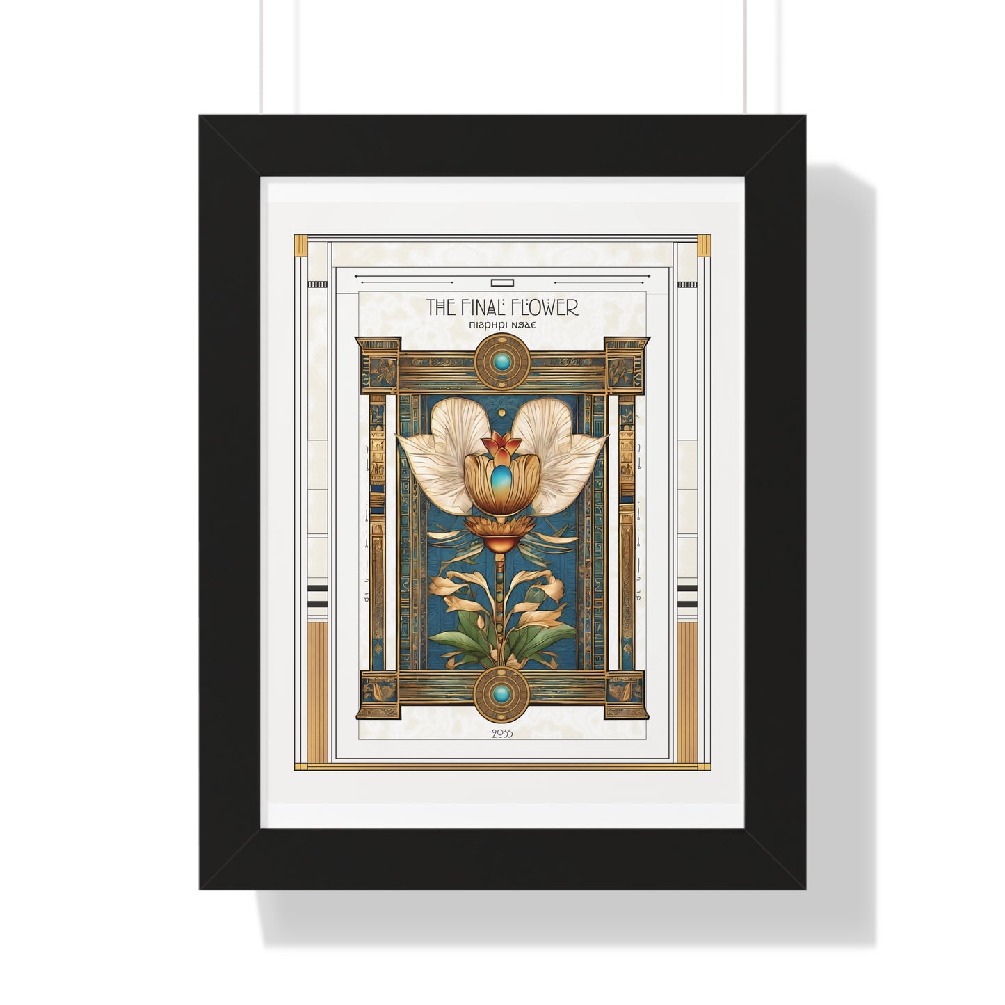 The Final Flower, Framed Vertical Poster