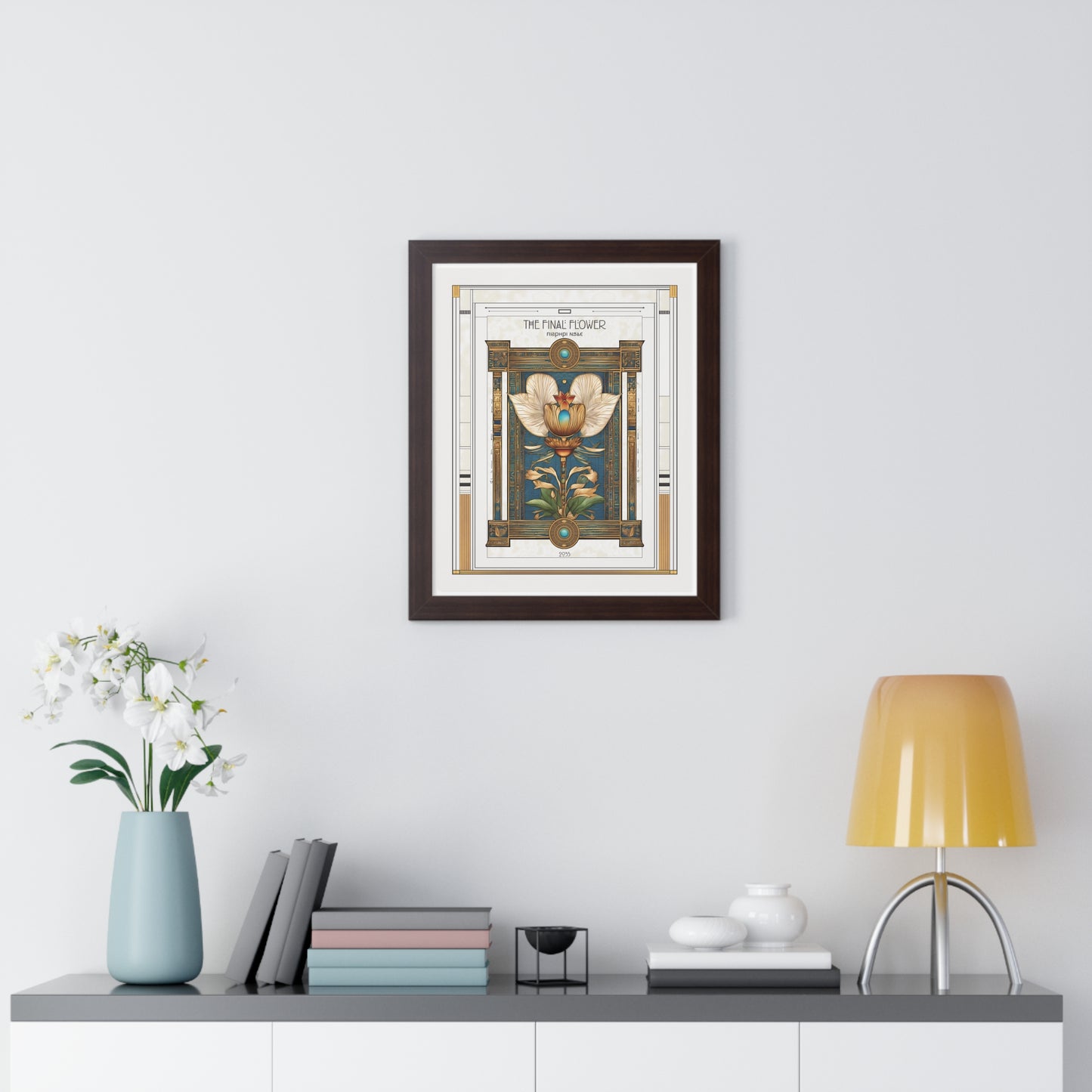 The Final Flower, Framed Vertical Poster