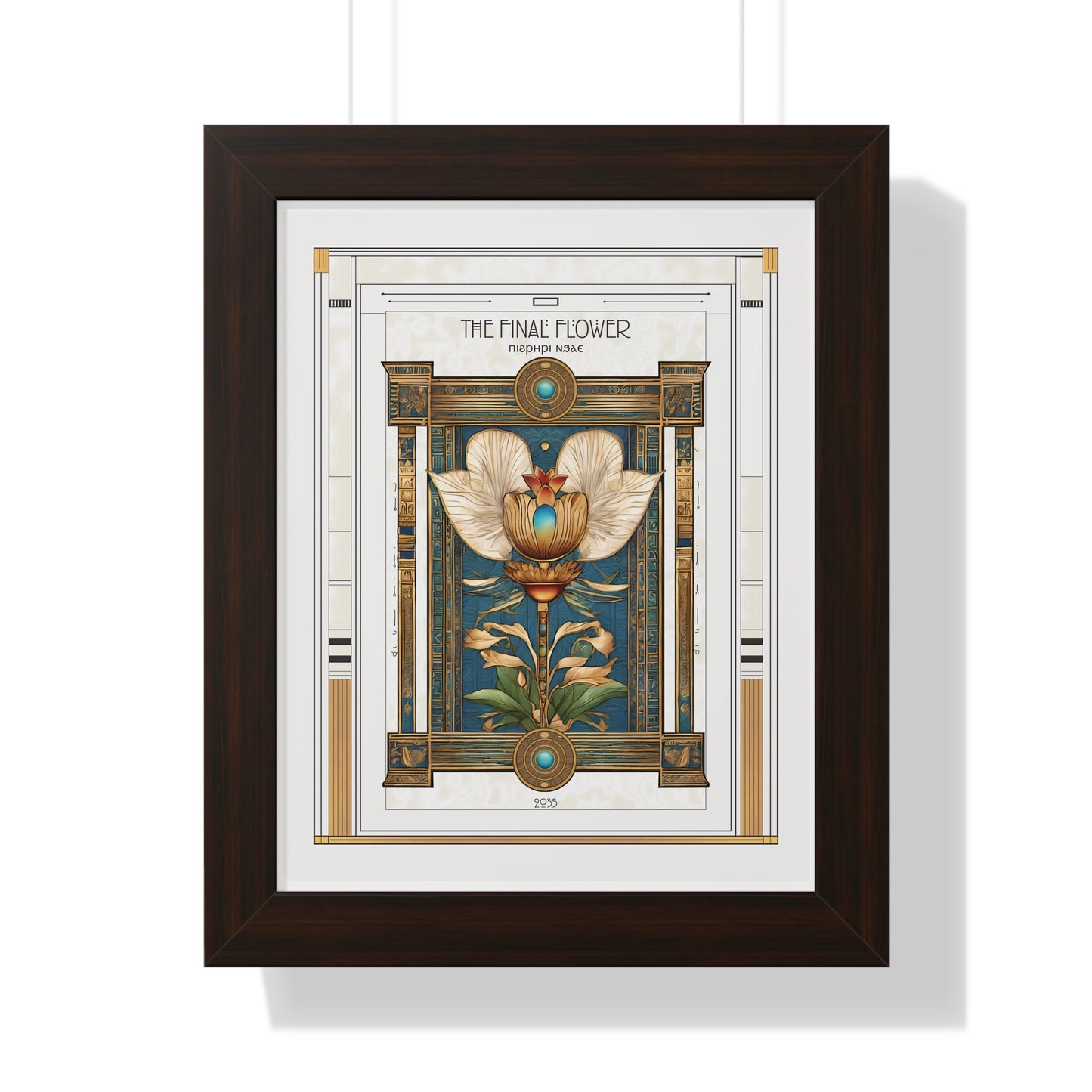 The Final Flower, Framed Vertical Poster