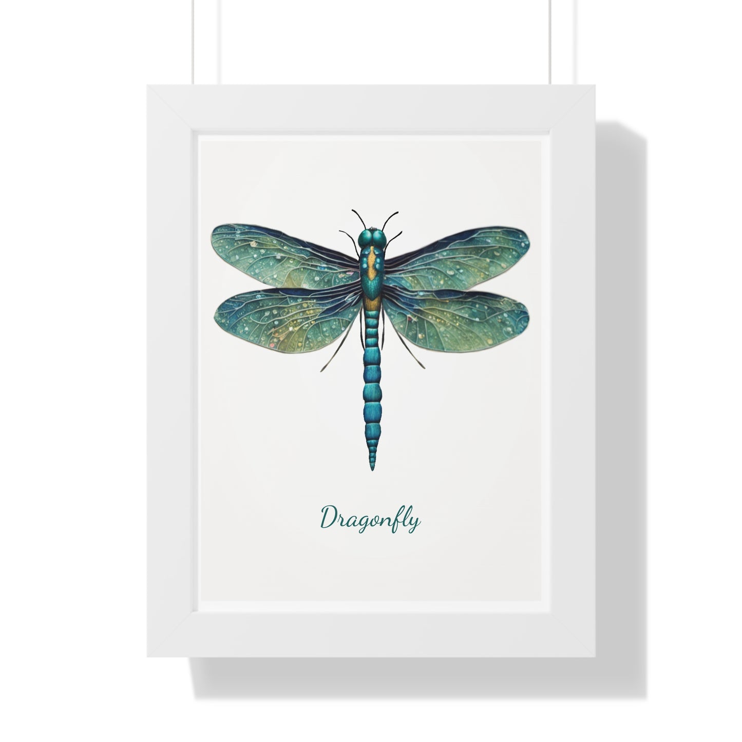 Dragonfly, Framed Vertical Poster