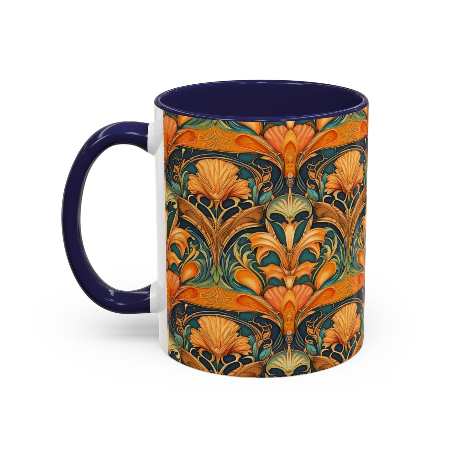 Glorious Golden Blooms Coffee Mug, 11oz