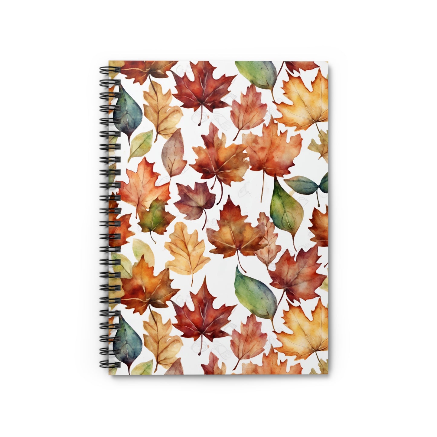 Autumn Leaves, Spiral Notebook - Ruled Line