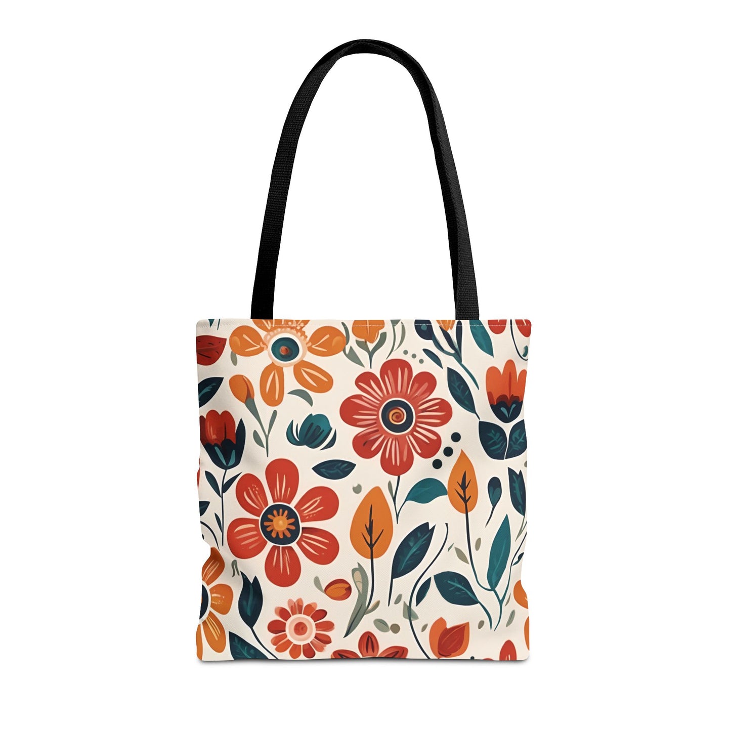 Simple Summer Flowers, Tote Bag (AOP)