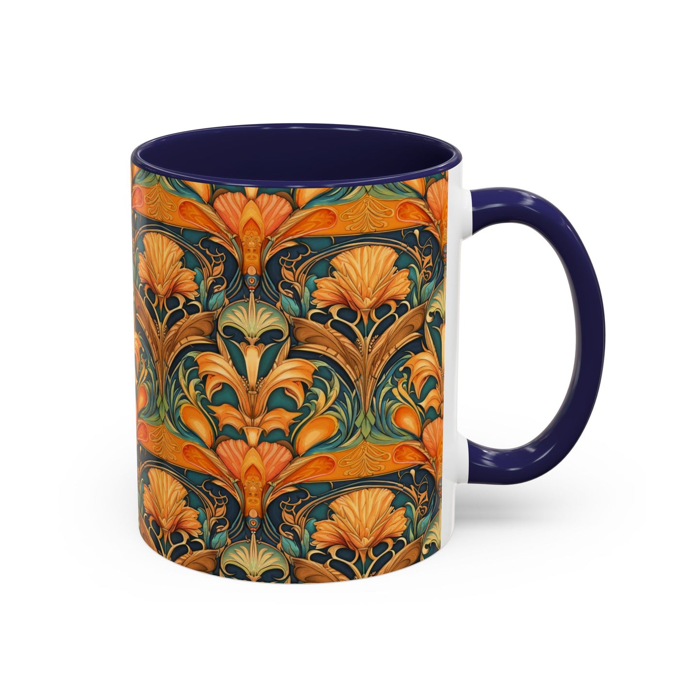 Glorious Golden Blooms Coffee Mug, 11oz