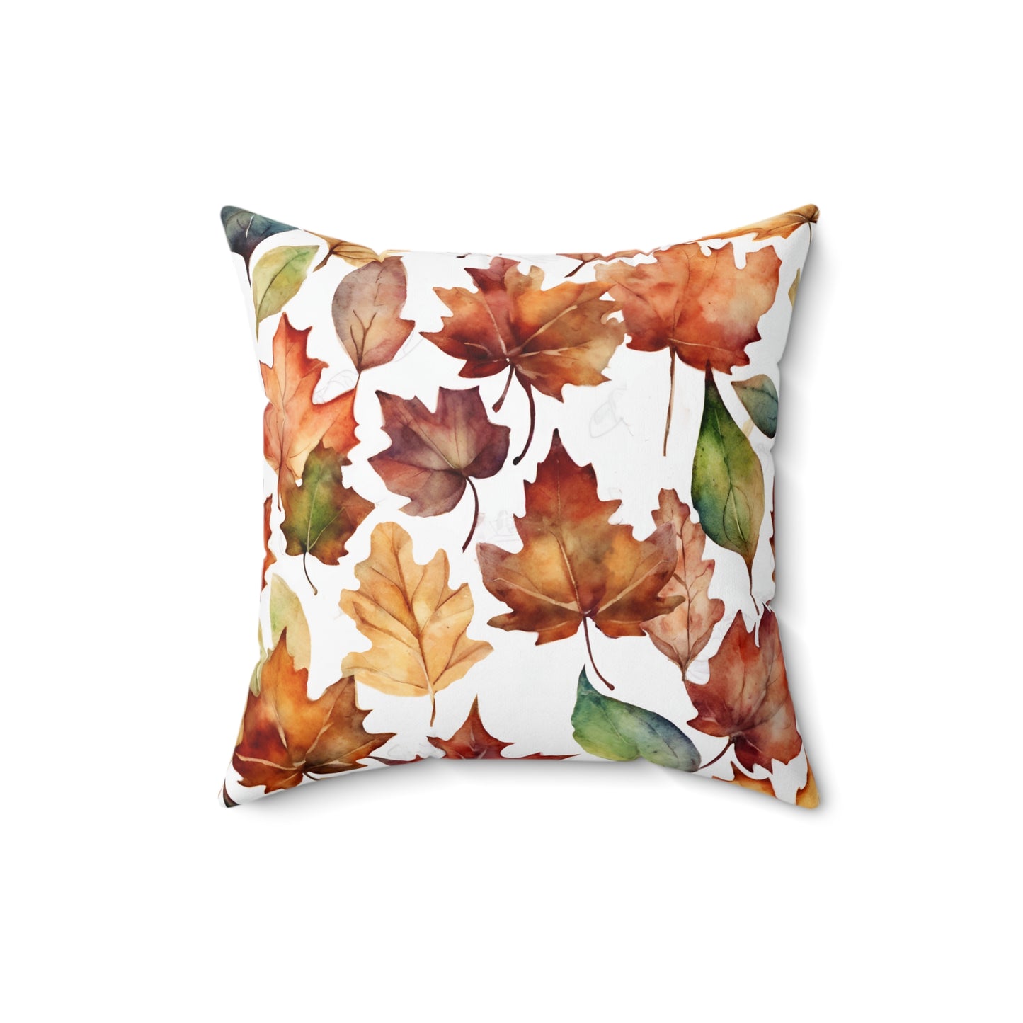 Autumn Leaves Polyester Square Pillow