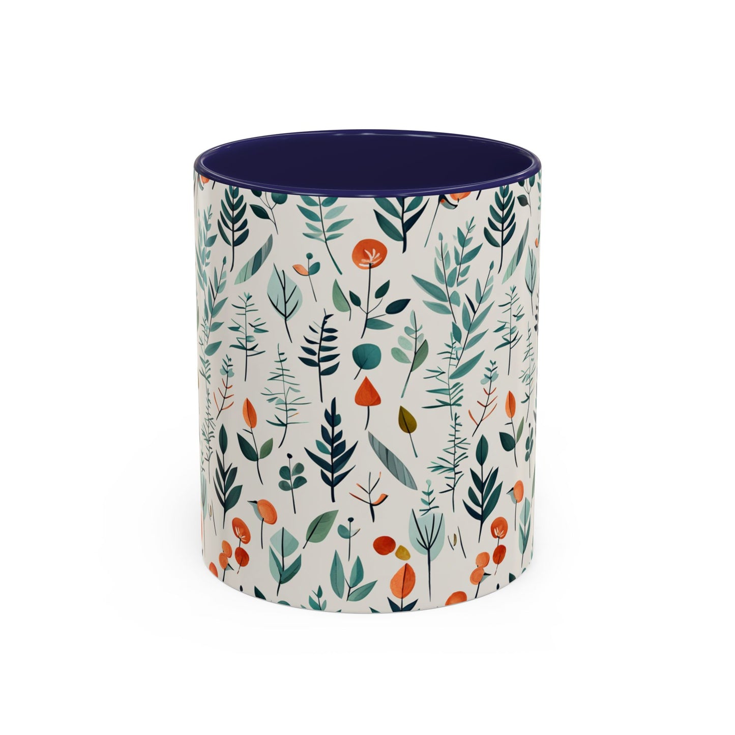 Simple Flora Accent Coffee Mug, 11oz