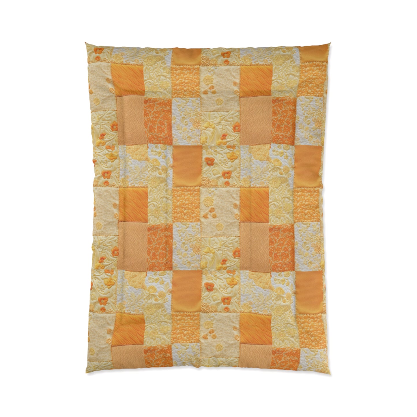 Patchwork in Yellow & Orange Comforter