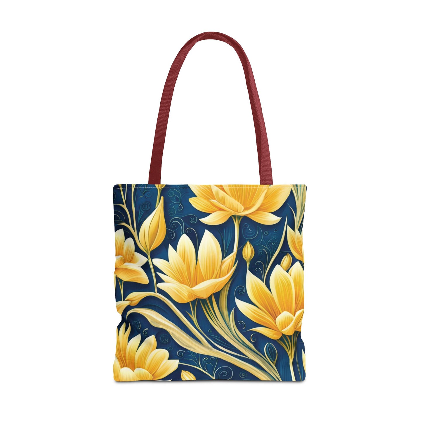 Golden Blooms Tote Bag (AOP)