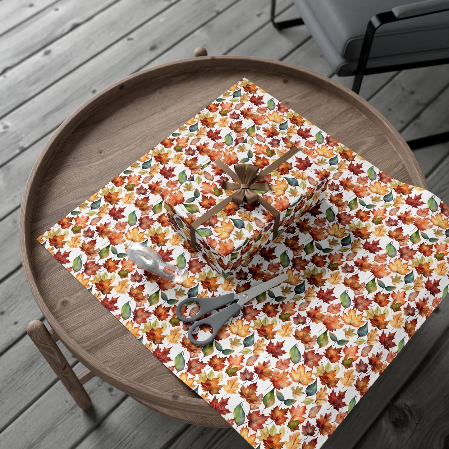 Autumn Leaves Gift Wrap Papers