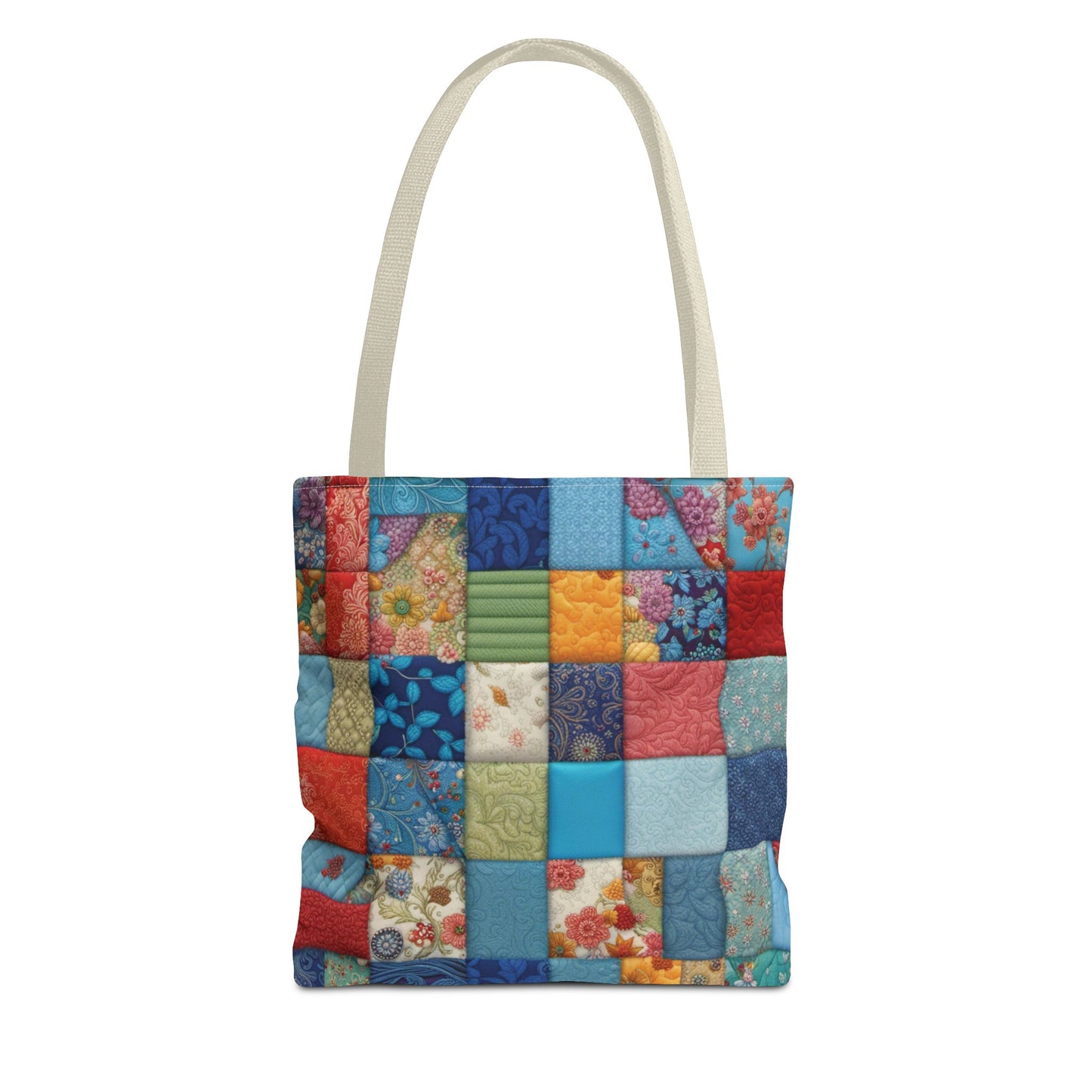 Bright Patchwork Tote Bag (AOP)