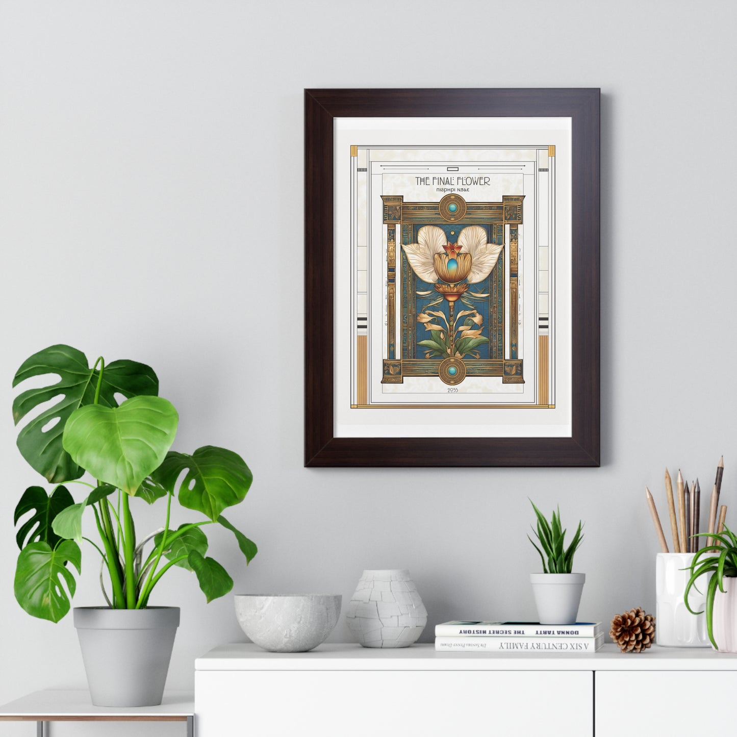 The Final Flower, Framed Vertical Poster