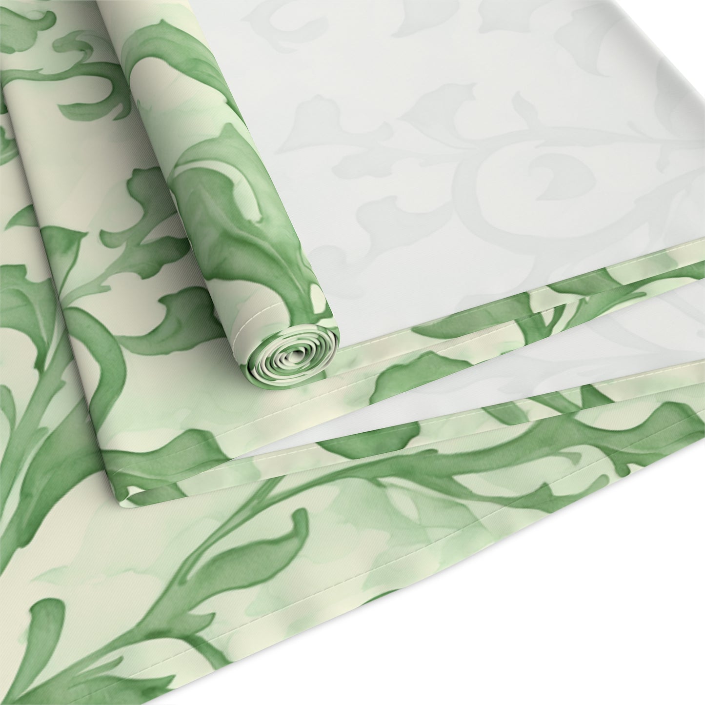 Climbing Green Leaves, Table Runner (Cotton, Poly)