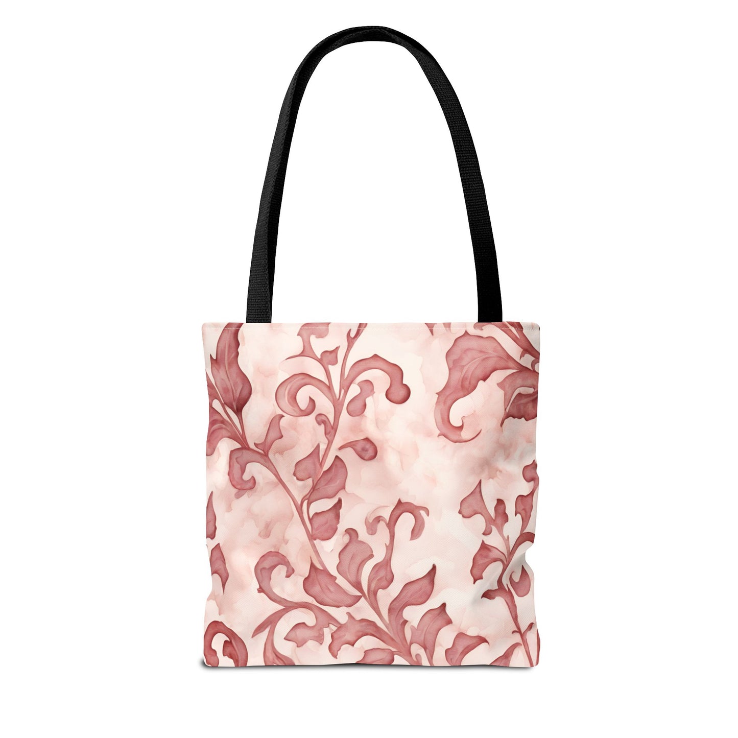 Climbing Pink Leaves, Tote Bag (AOP)