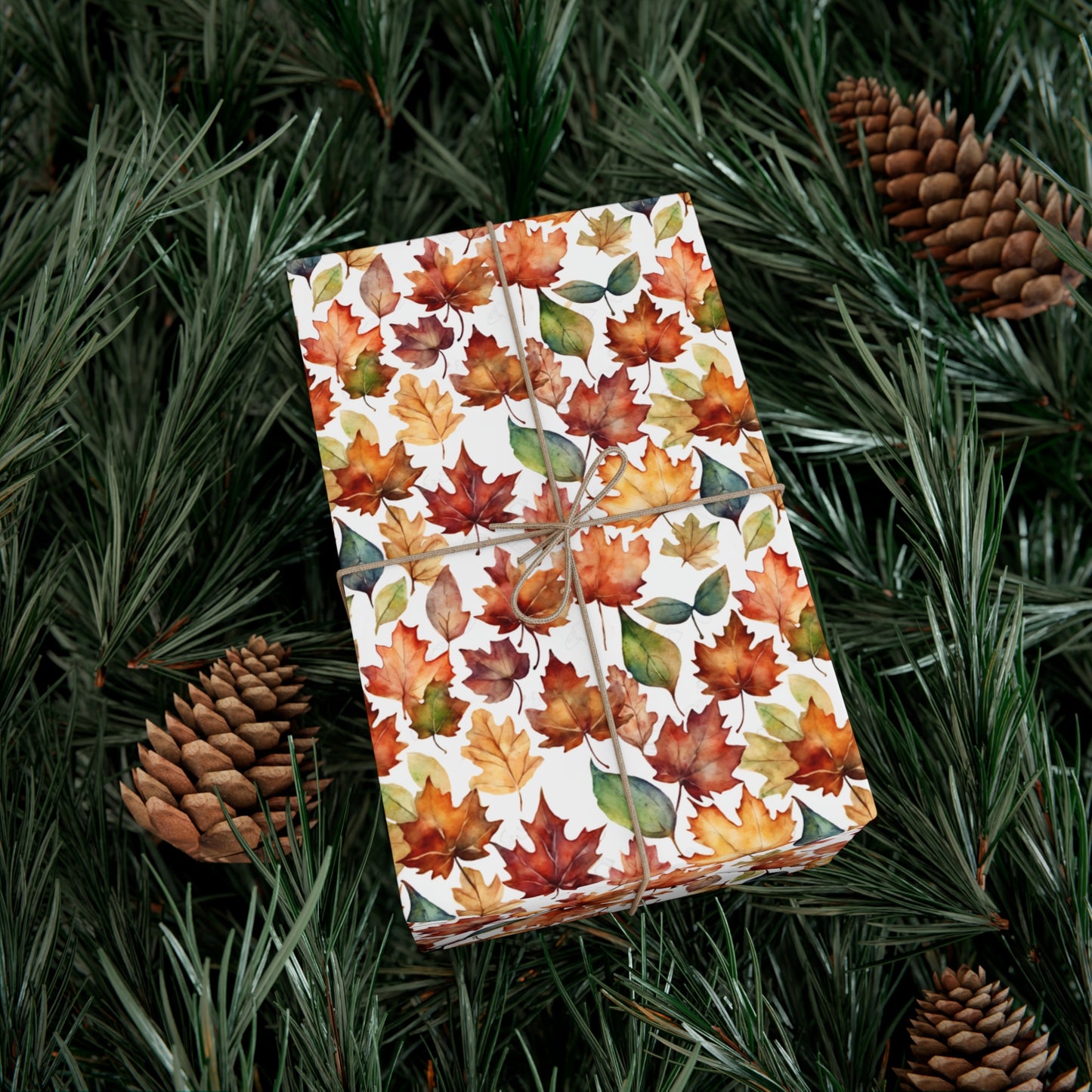 Autumn Leaves Gift Wrap Papers