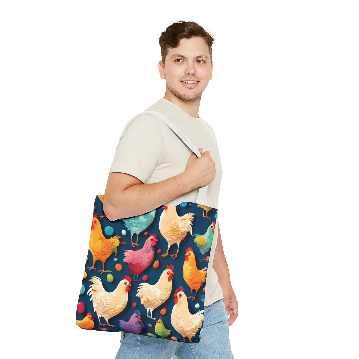 Chicken or Egg Tote Bag (AOP)