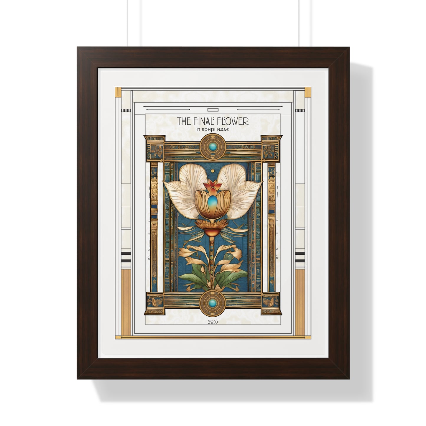 The Final Flower, Framed Vertical Poster