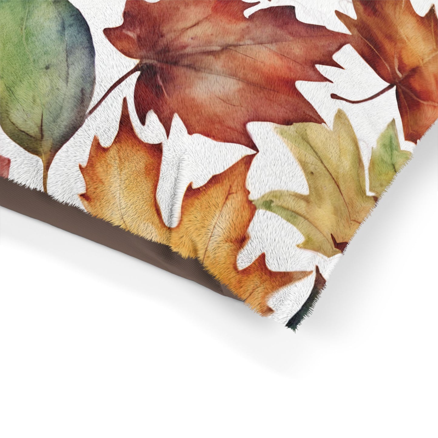 Autumn Leaves Puppy Mattress, Pet Bed.