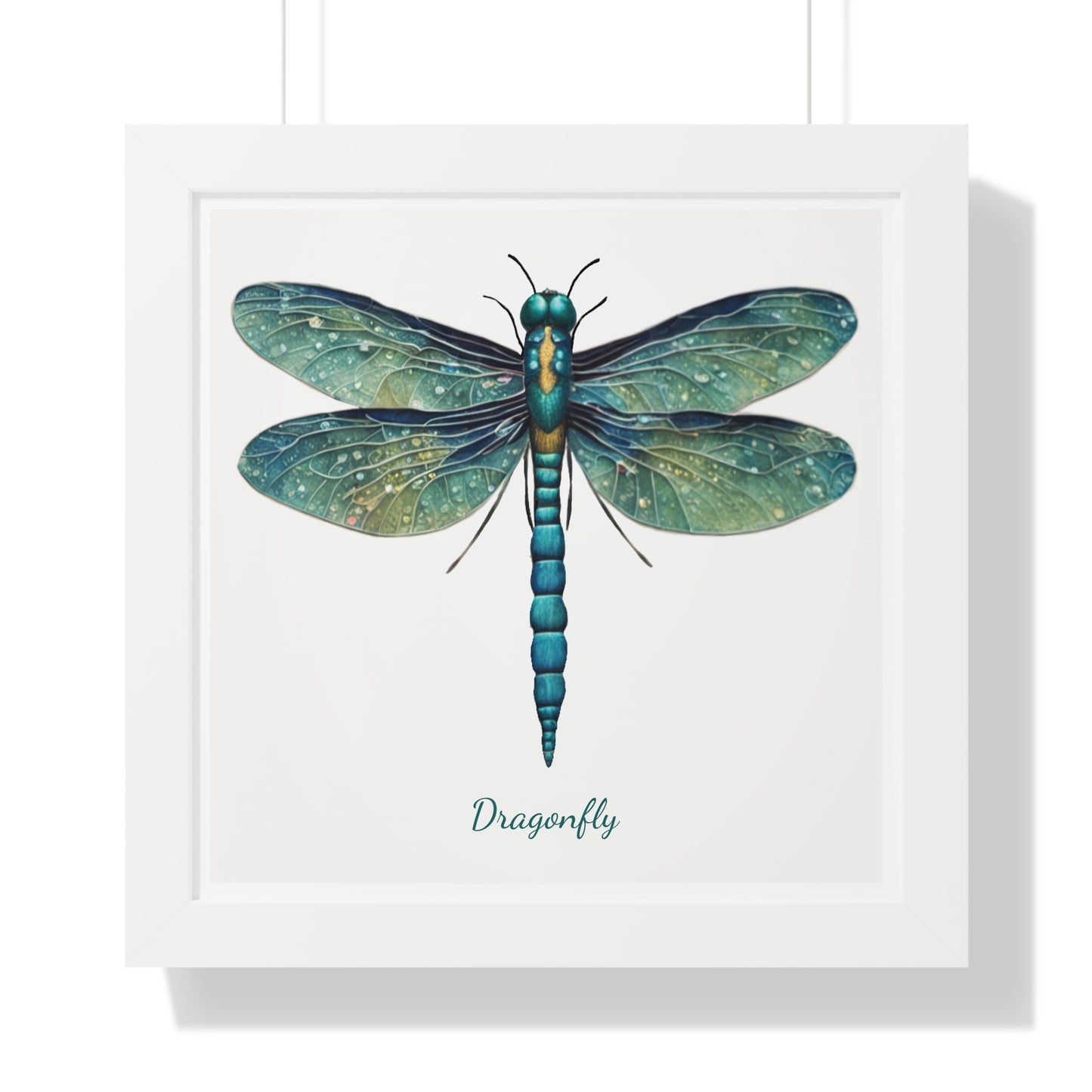 Dragonfly, Framed Vertical Poster