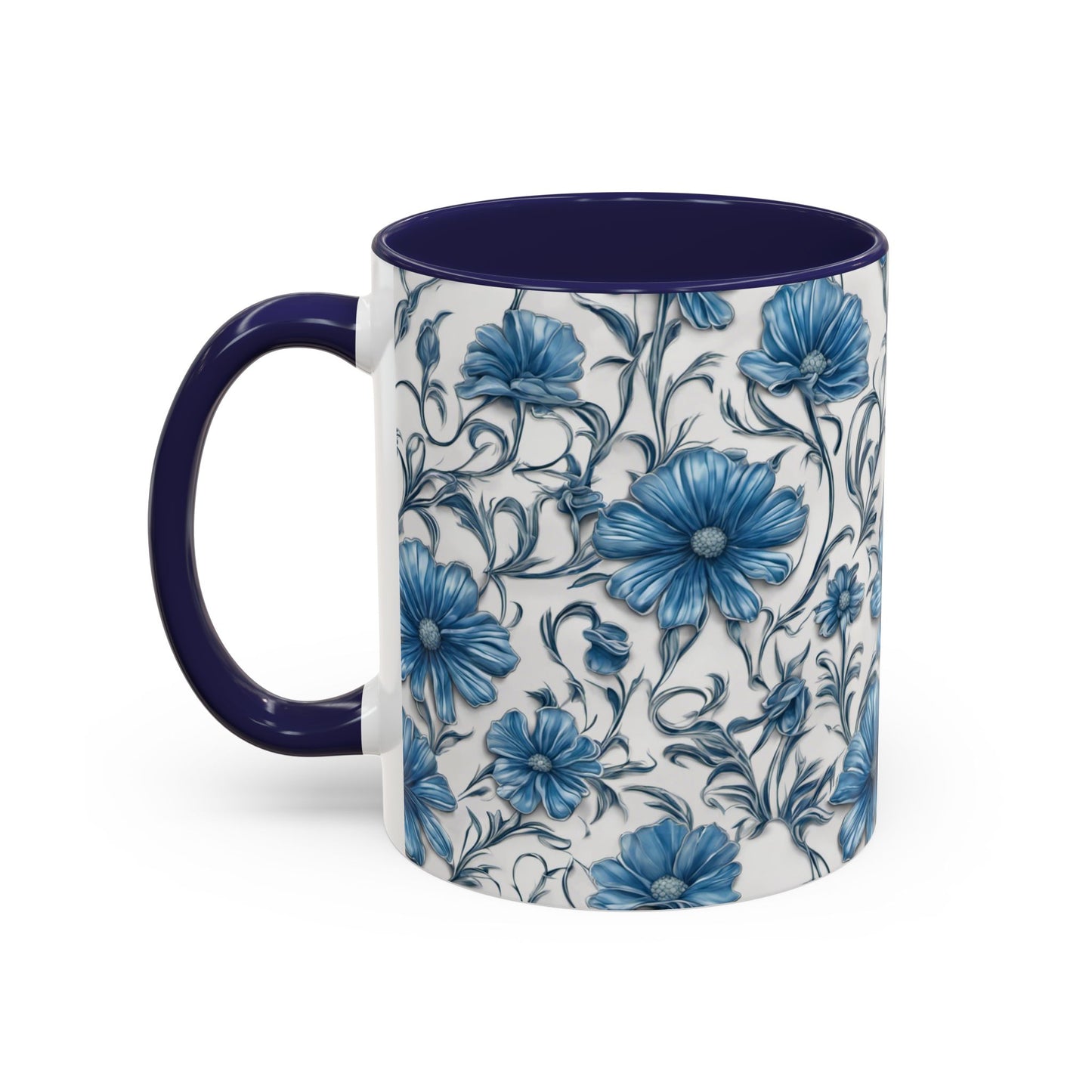 Blue Daisies Coffee Mug, 11oz