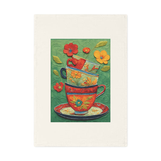 Tea Cup No.2 Cotton Tea Towel