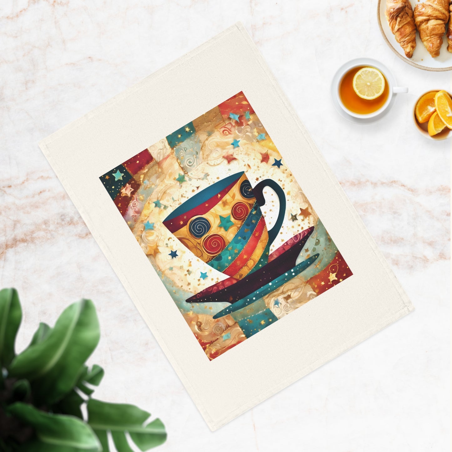 Tea Cup No.4 Cotton Tea Towel