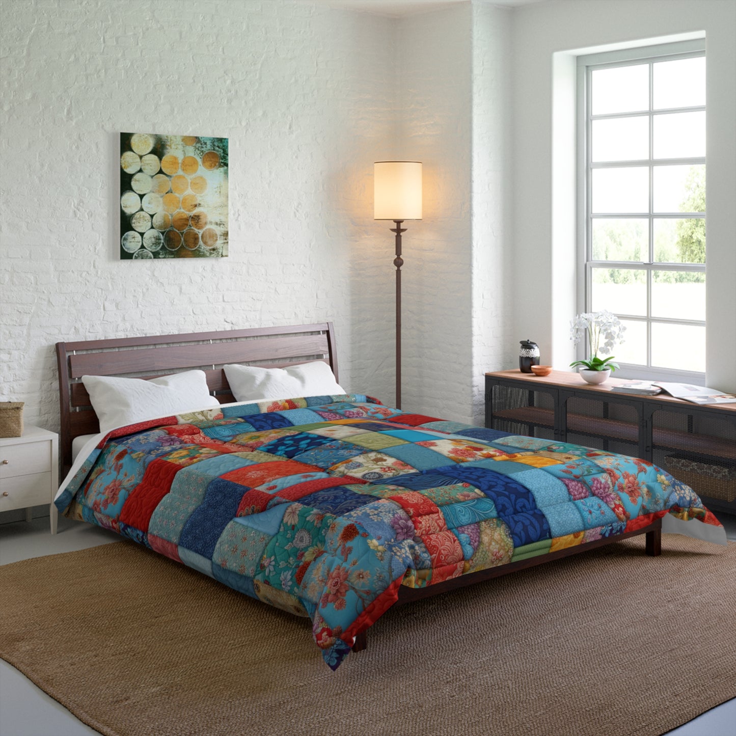 Bright Patchwork Comforter