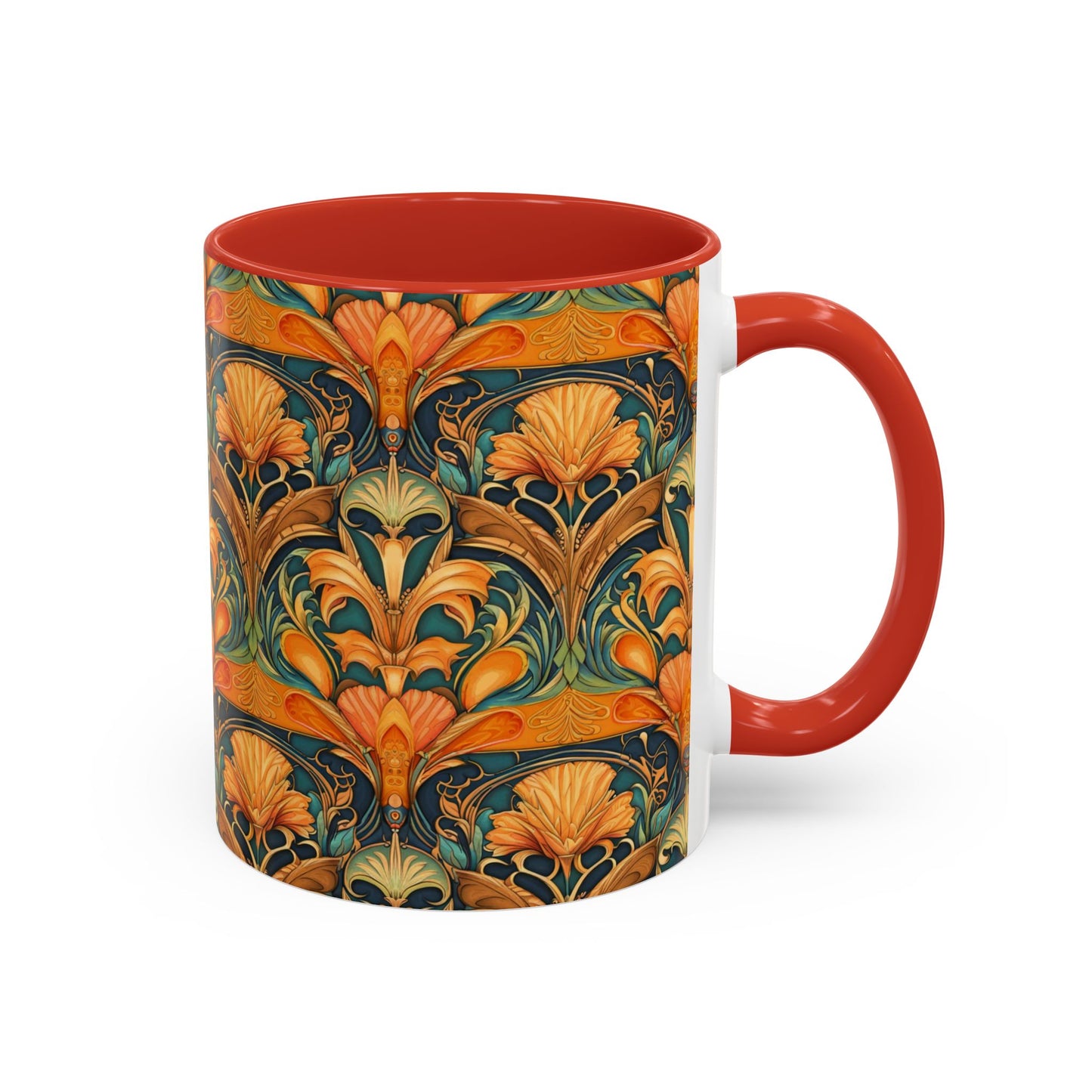 Glorious Golden Blooms Coffee Mug, 11oz