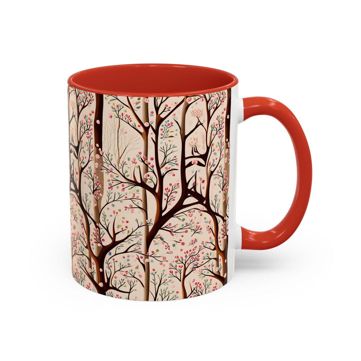 Delicate Blossom Trees Coffee Mug, 11oz