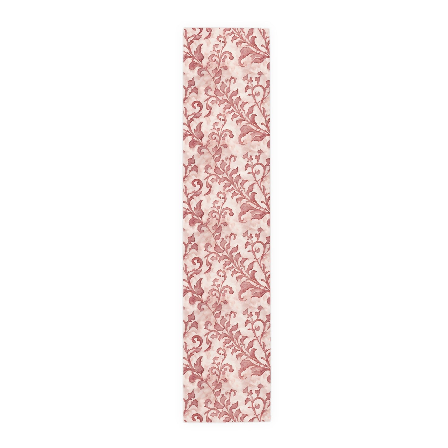 Climbing Pink Leaves, Table Runner (Cotton, Poly)