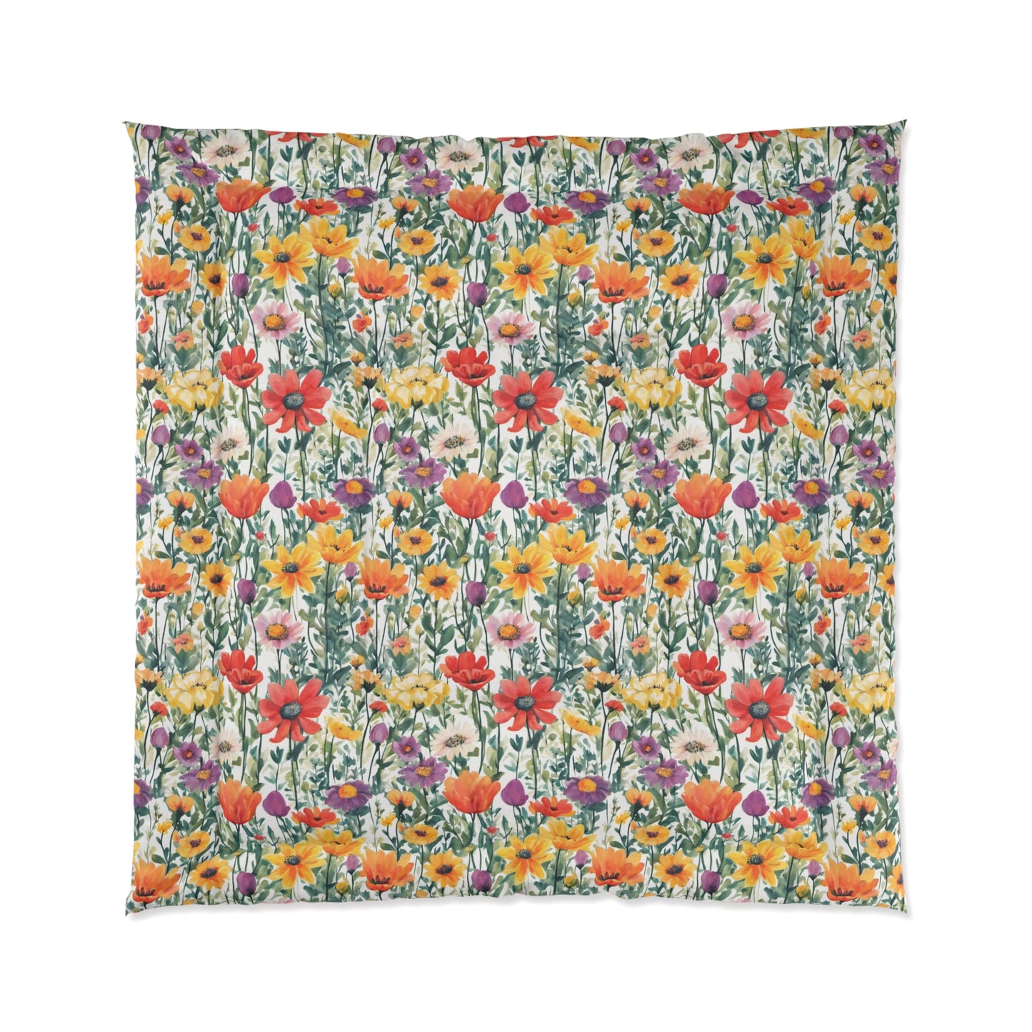 Colourful Wildflowers Comforter