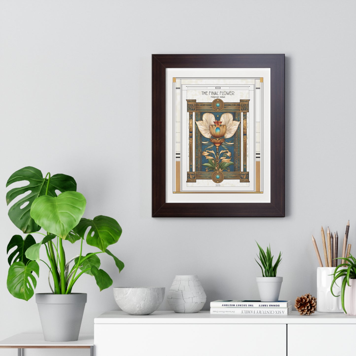 The Final Flower, Framed Vertical Poster