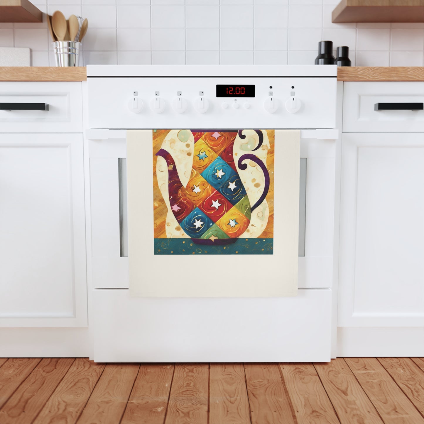 Tea Pot No.5 Cotton Tea Towel