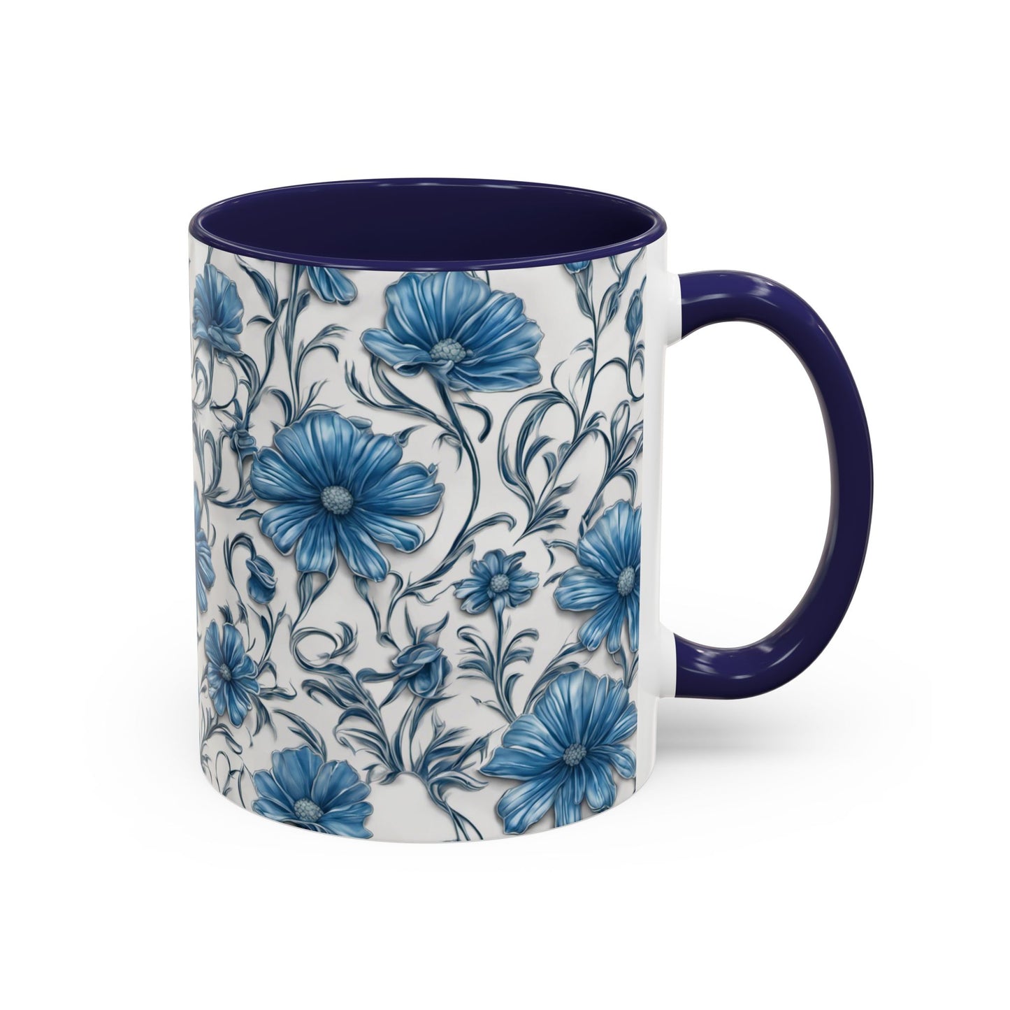 Blue Daisies Coffee Mug, 11oz