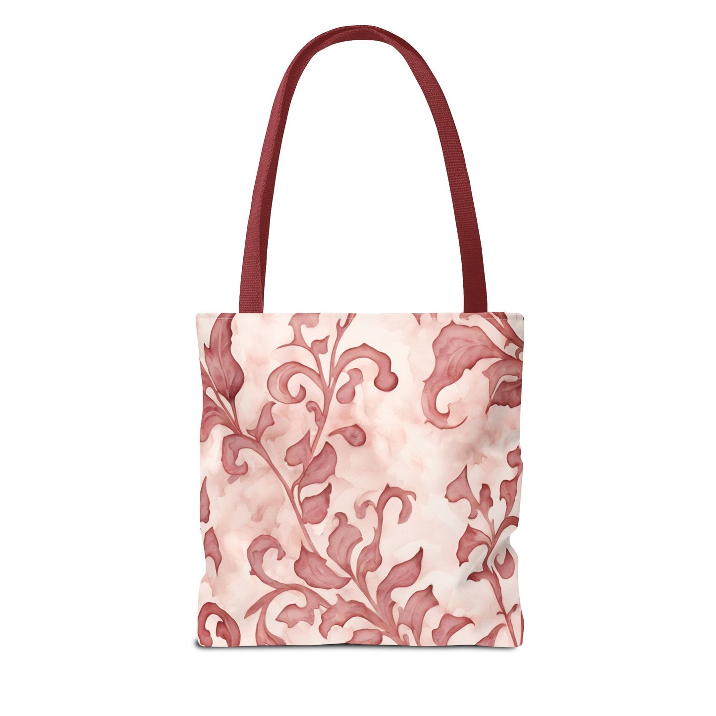 Climbing Pink Leaves, Tote Bag (AOP)