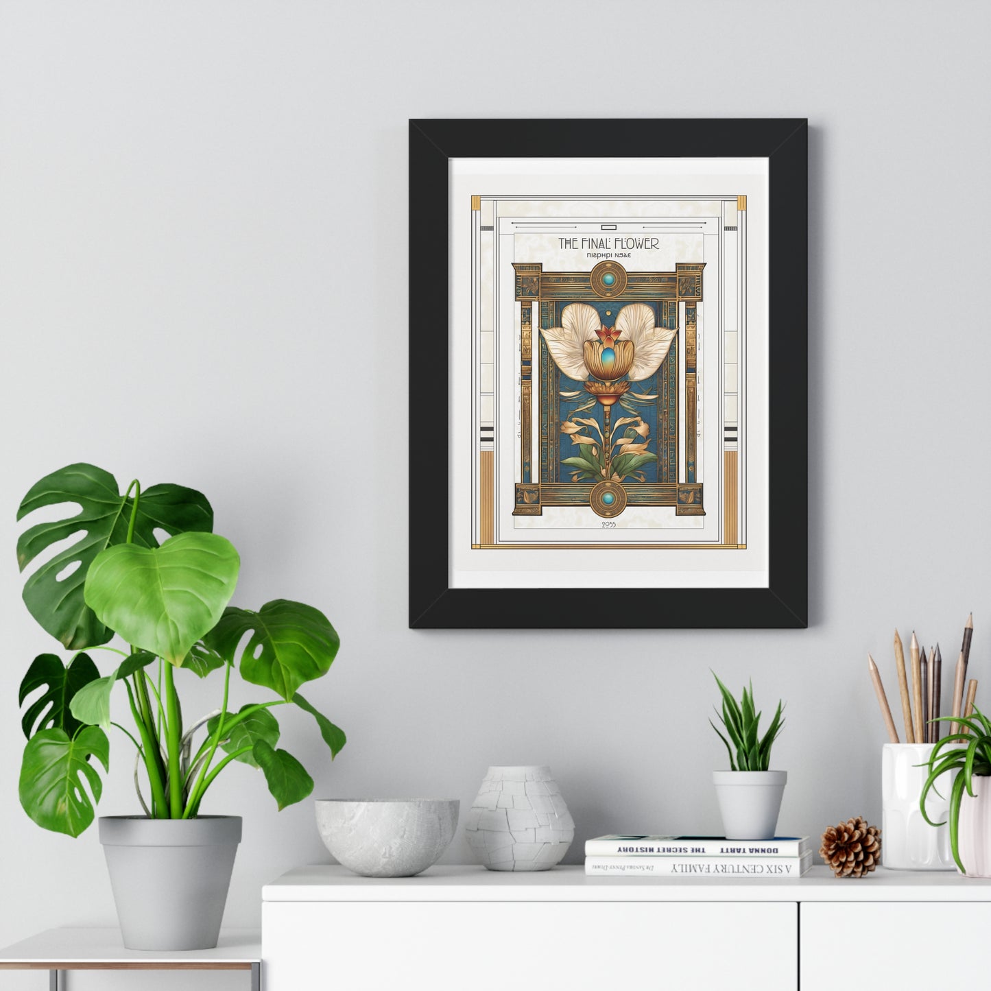 The Final Flower, Framed Vertical Poster