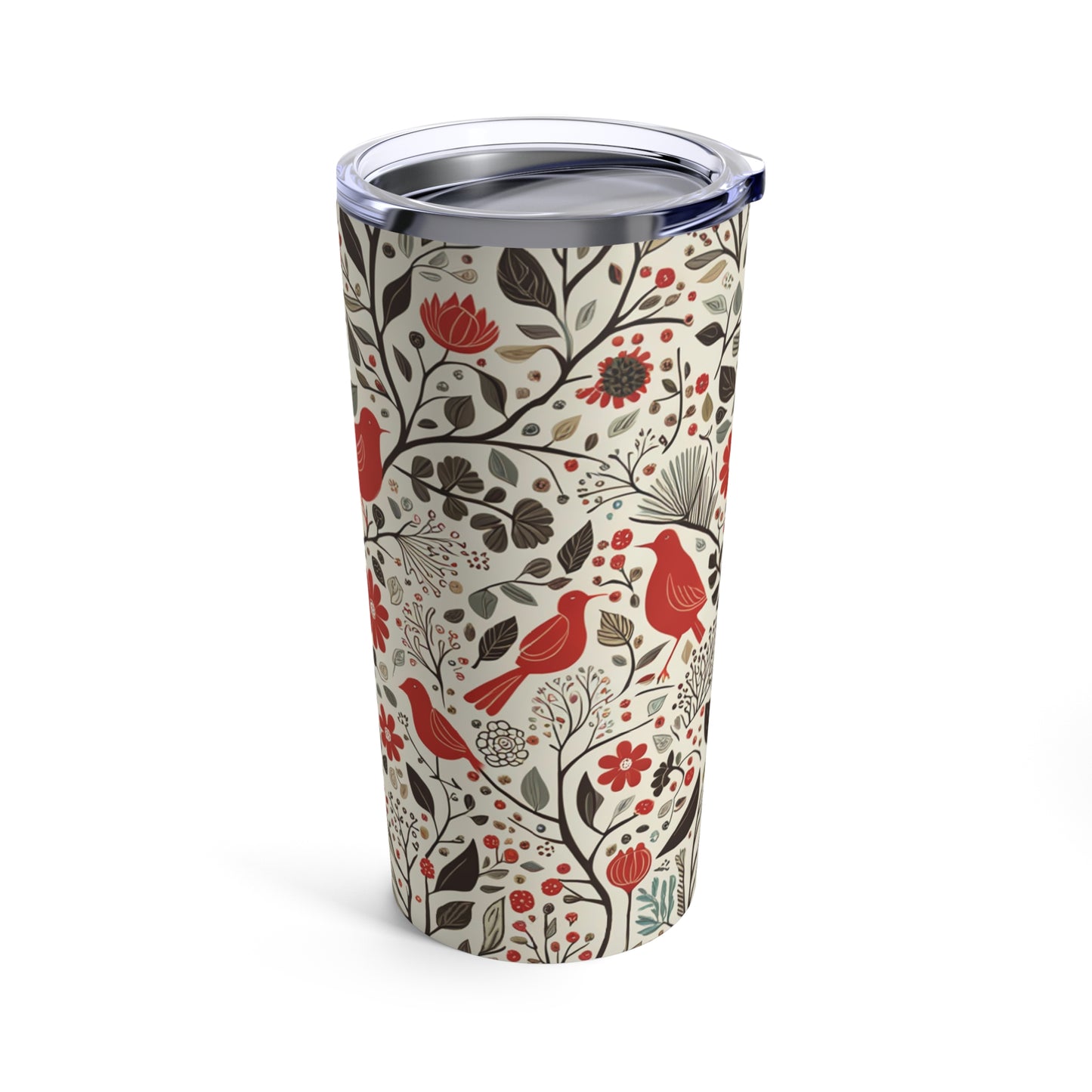 Little Red Birds Tumbler 20oz