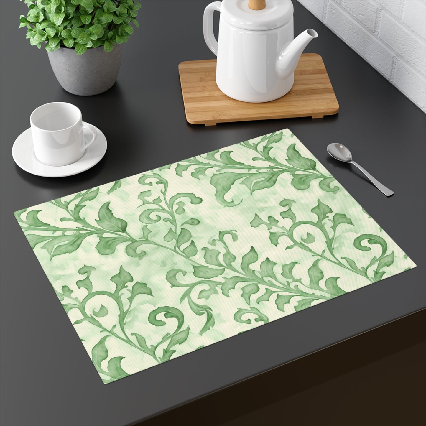 Climbing Green Leaves, Placemat, 1pc