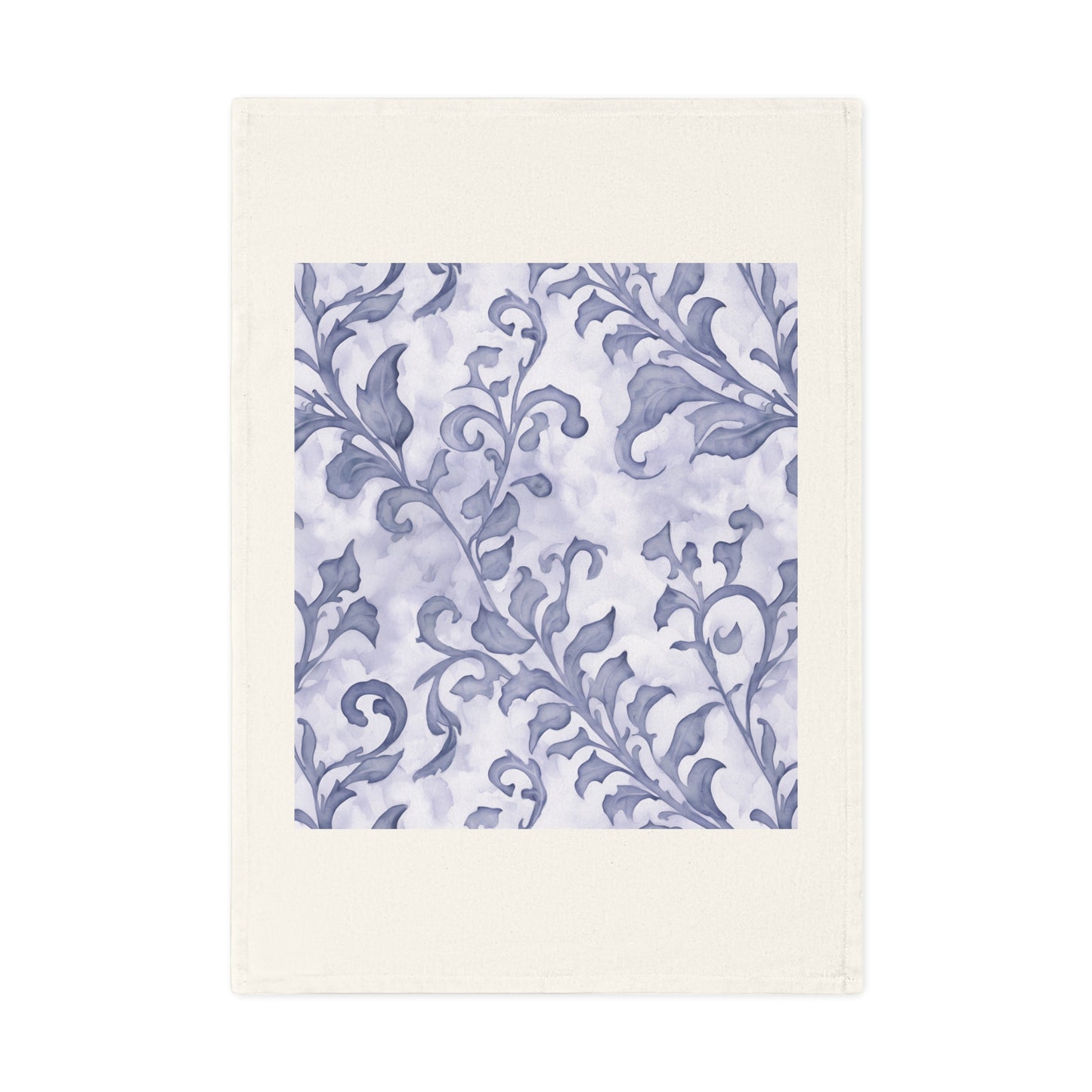 Climbing Blue-Grey Leaves, Cotton Tea Towel