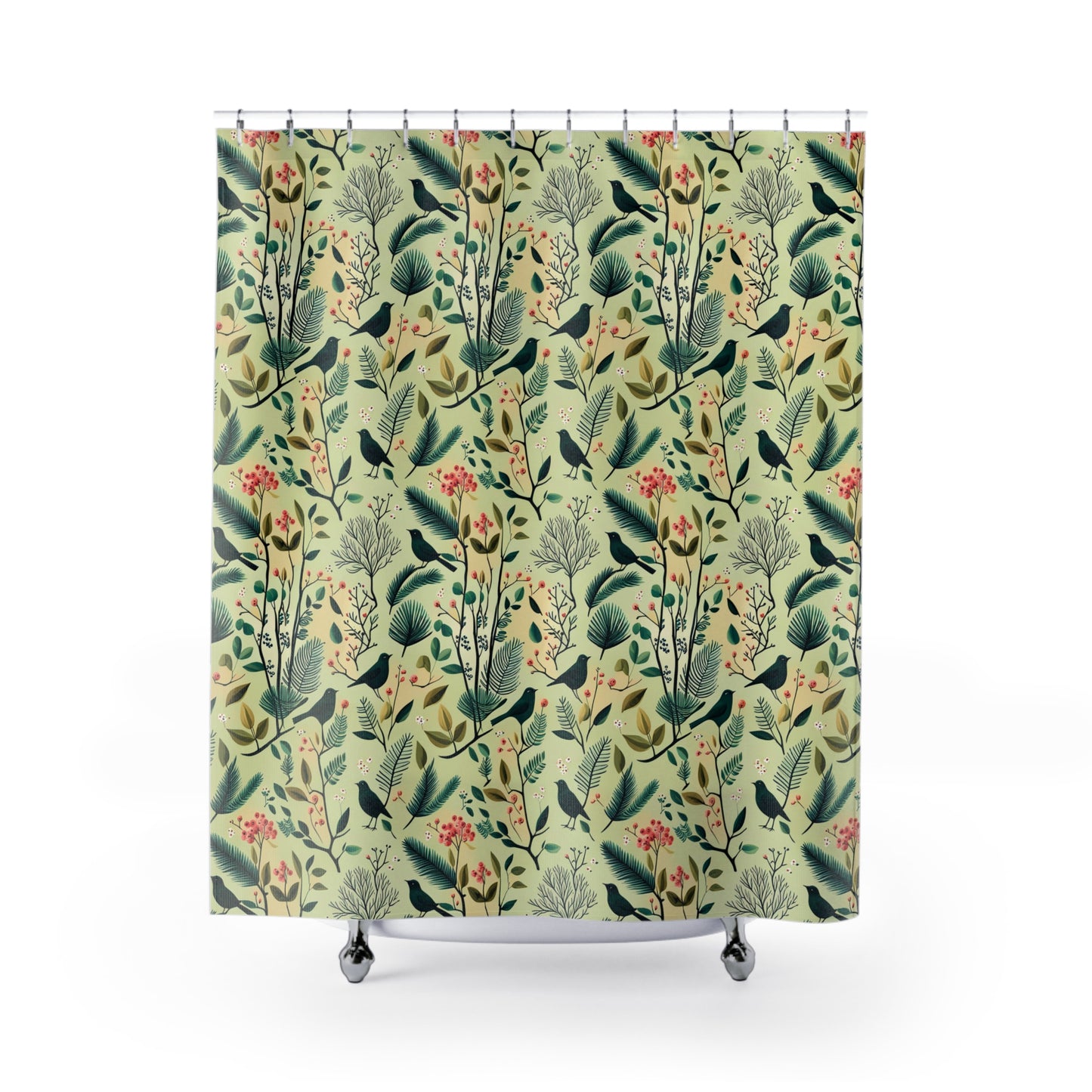 Blackbirds Shower Curtains