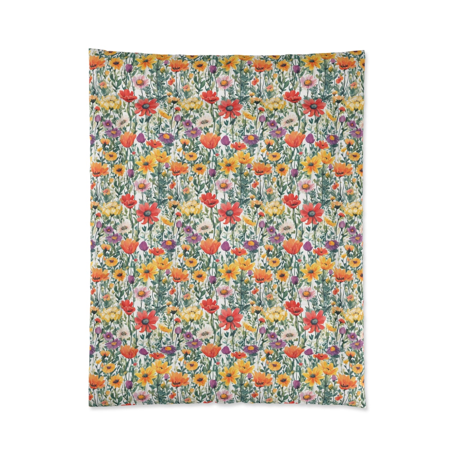 Colourful Wildflowers Comforter