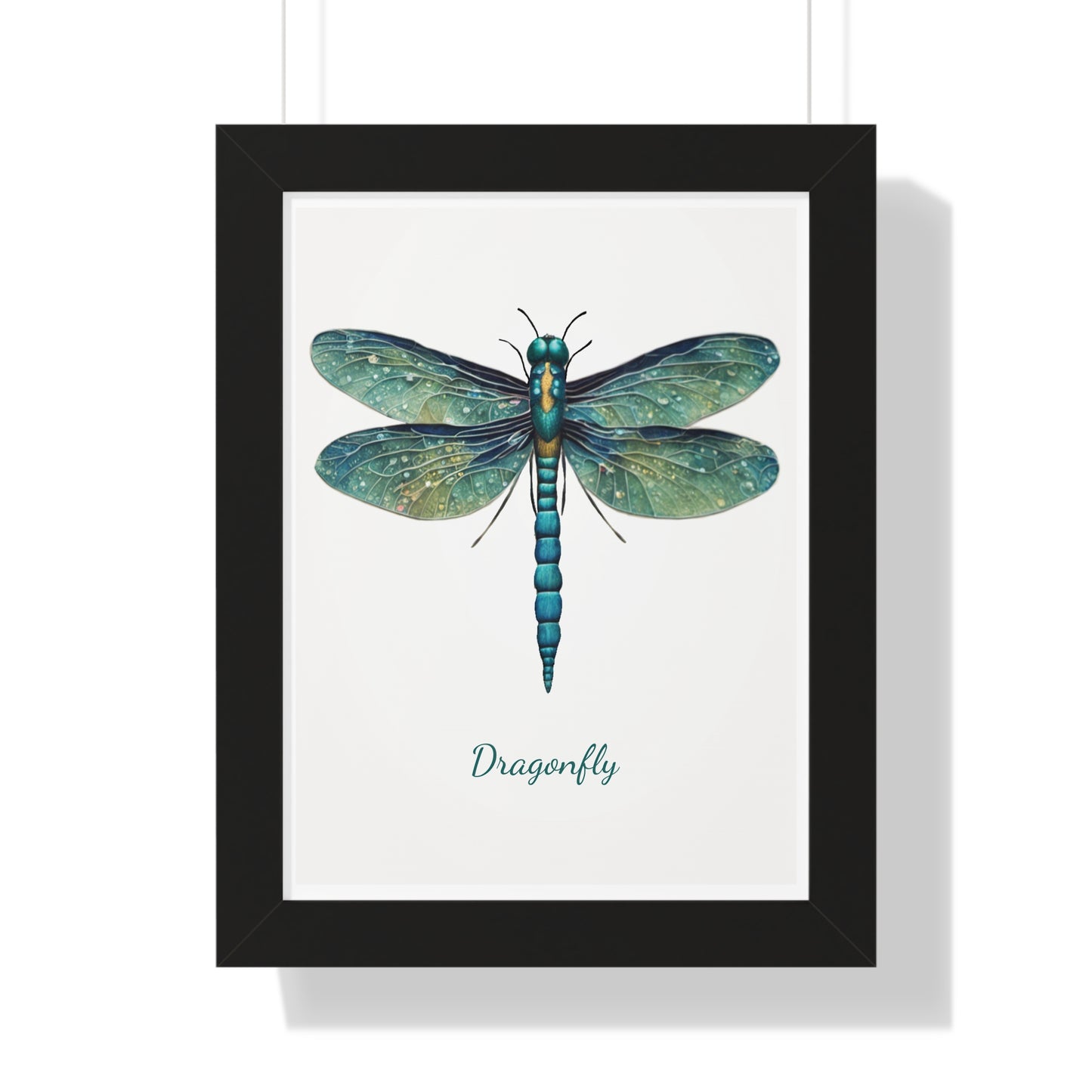 Dragonfly, Framed Vertical Poster