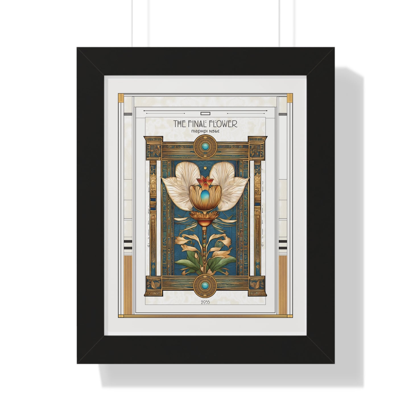 The Final Flower, Framed Vertical Poster