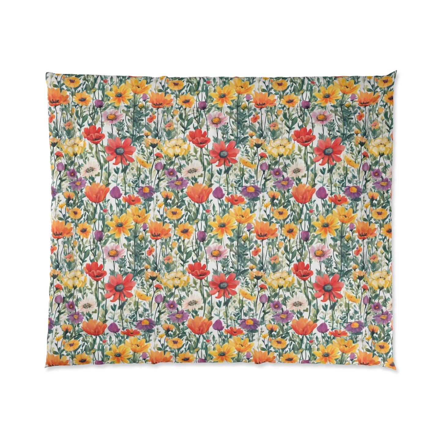 Colourful Wildflowers Comforter